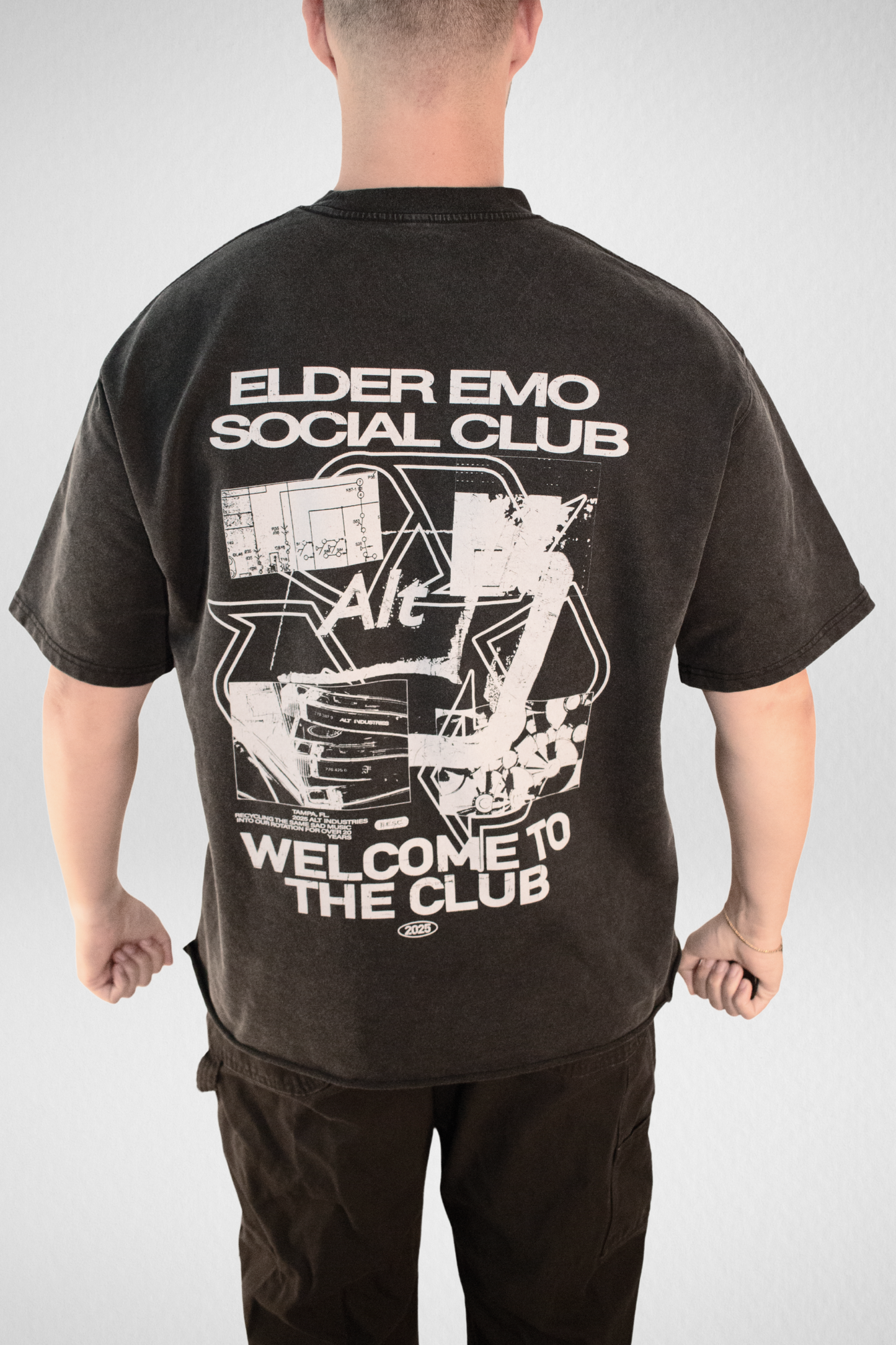 ELDER EMO SOCIAL CLUB RECYCLING "PREMIUM" TEE