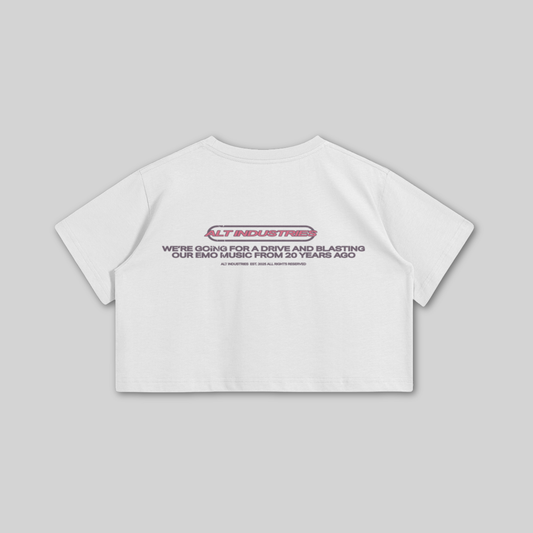 GET IN LOSER "PREMIUM" WOMENS SHORT SLEEVE CROP TEE