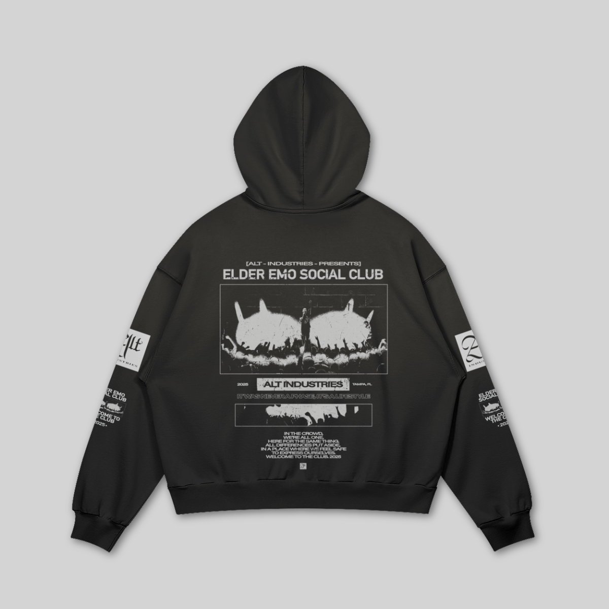 ELDER EMO SOCIAL CLUB CONCERT "PREMIUM" HOODIE