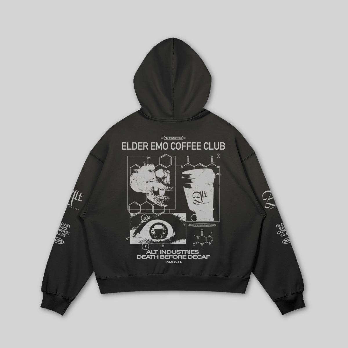 ELDER EMO COFFEE CLUB "PREMIUM" HOODIE