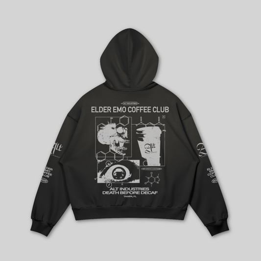 ELDER EMO COFFEE CLUB "PREMIUM" HOODIE