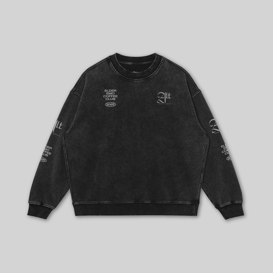 ELDER EMO COFFEE CLUB "PREMIUM" CREWNECK