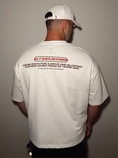GET IN LOSER "PREMIUM" OVERSIZED CROPPED TEE