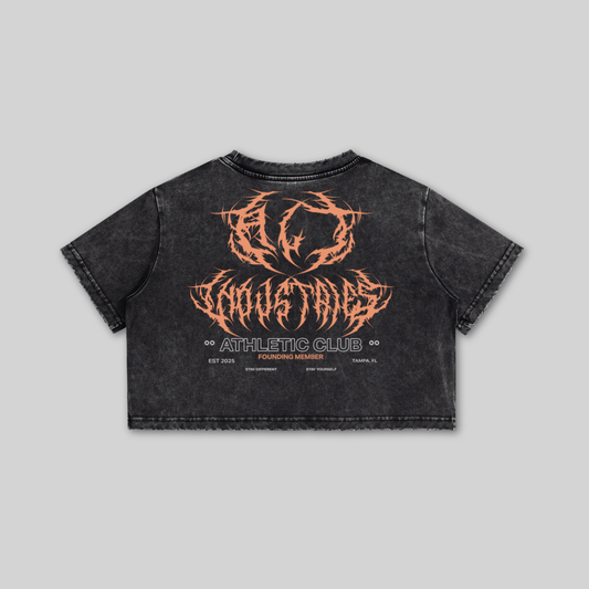 ATHLETIC CLUB WOMEN'S "PREMIUM" CROP TEE