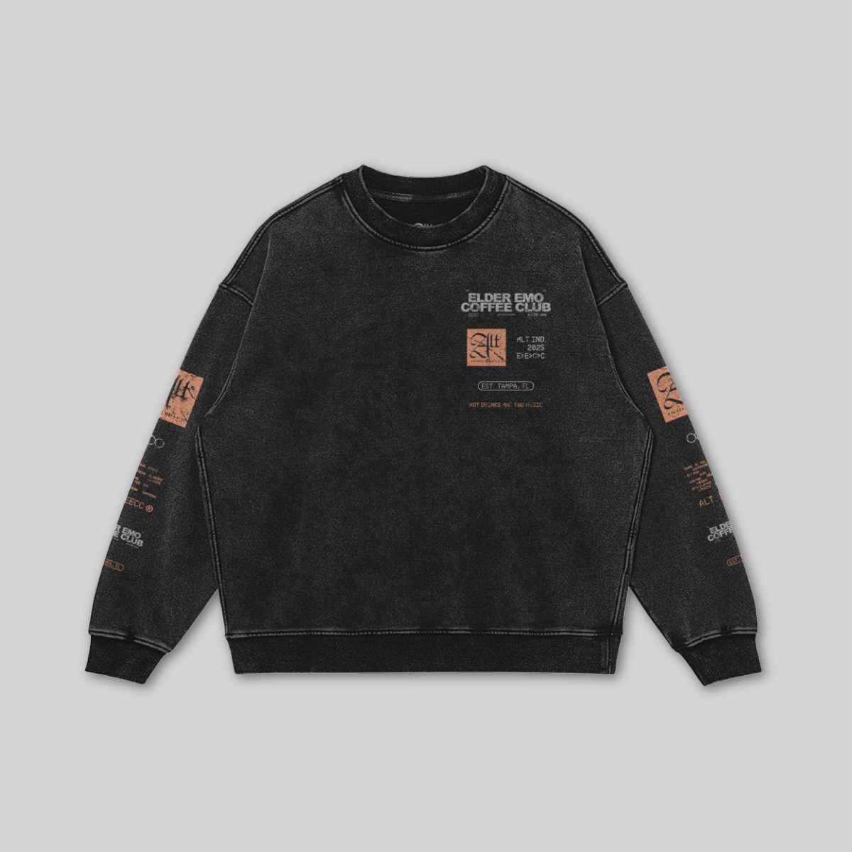 ELDER EMO COFFEE CLUB 2.0 "PREMIUM" CREWNECK