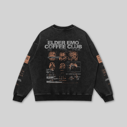 ELDER EMO COFFEE CLUB 2.0 "PREMIUM" CREWNECK