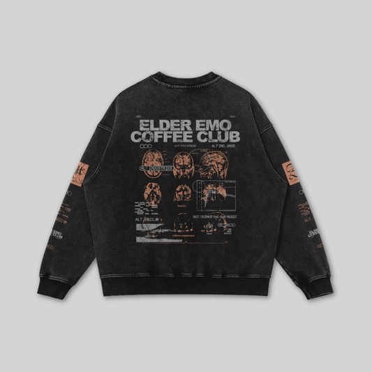 ELDER EMO COFFEE CLUB 2.0 "PREMIUM" CREWNECK