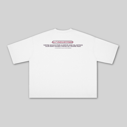 GET IN LOSER "PREMIUM" OVERSIZED CROPPED TEE