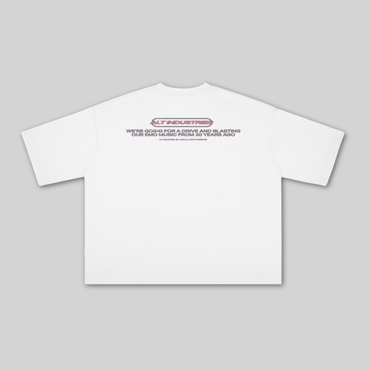 GET IN LOSER "PREMIUM" OVERSIZED CROPPED TEE