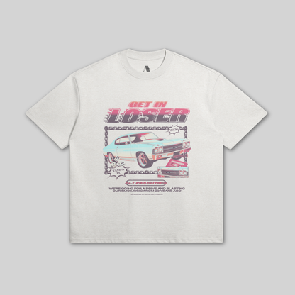 GET IN LOSER "PREMIUM" OVERSIZED SUPER HEAVYWEIGHT CREWNECK TEE