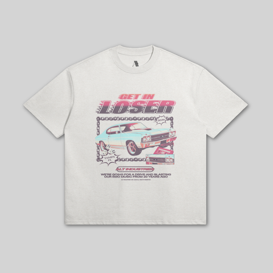 GET IN LOSER "PREMIUM" OVERSIZED SUPER HEAVYWEIGHT CREWNECK TEE