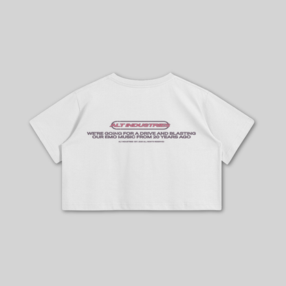 GET IN LOSER "PREMIUM" WOMENS SHORT SLEEVE CROP TEE