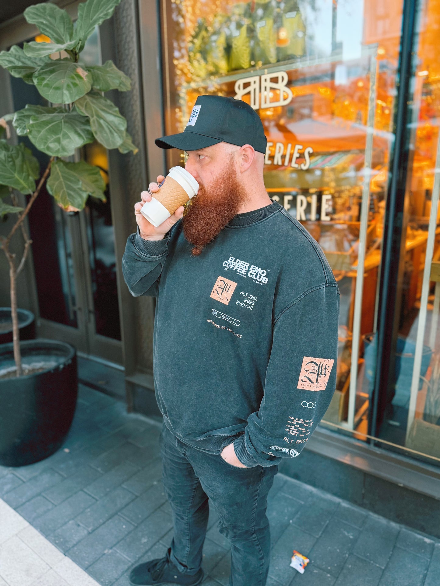 ELDER EMO COFFEE CLUB 2.0 "PREMIUM" CREWNECK