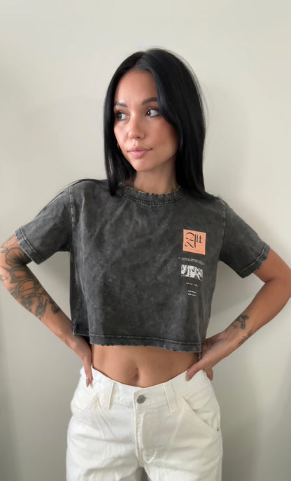 ATHLETIC CLUB WOMEN'S "PREMIUM" CROP TEE
