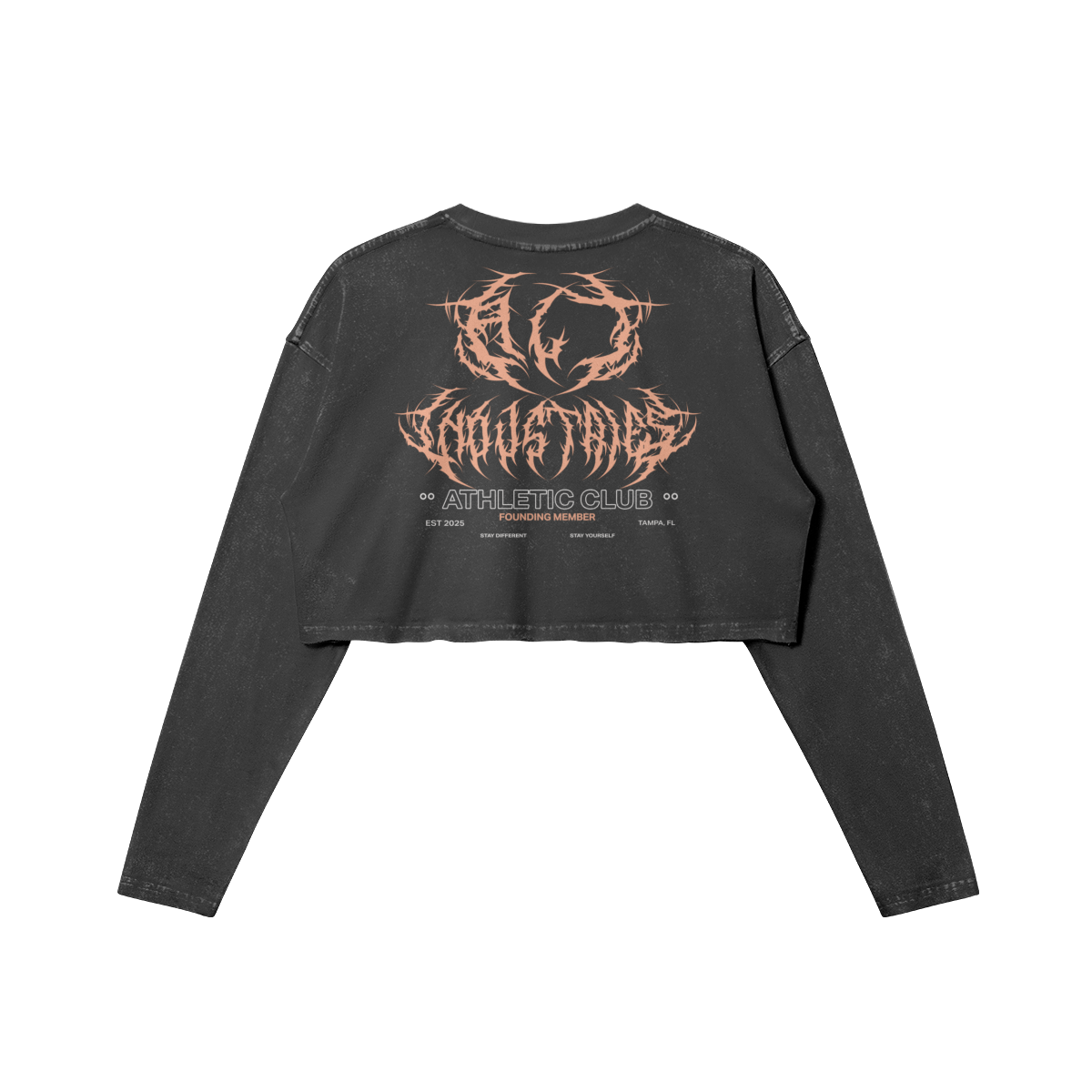 ATHLETIC CLUB WOMEN'S LONG SLEEVE "PREMIUM" CROP TOP
